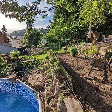 R1 - Urlaubsmagie - Bad Schandau Fusslaeufig, Garten Rathmannsdorf Exterior photo