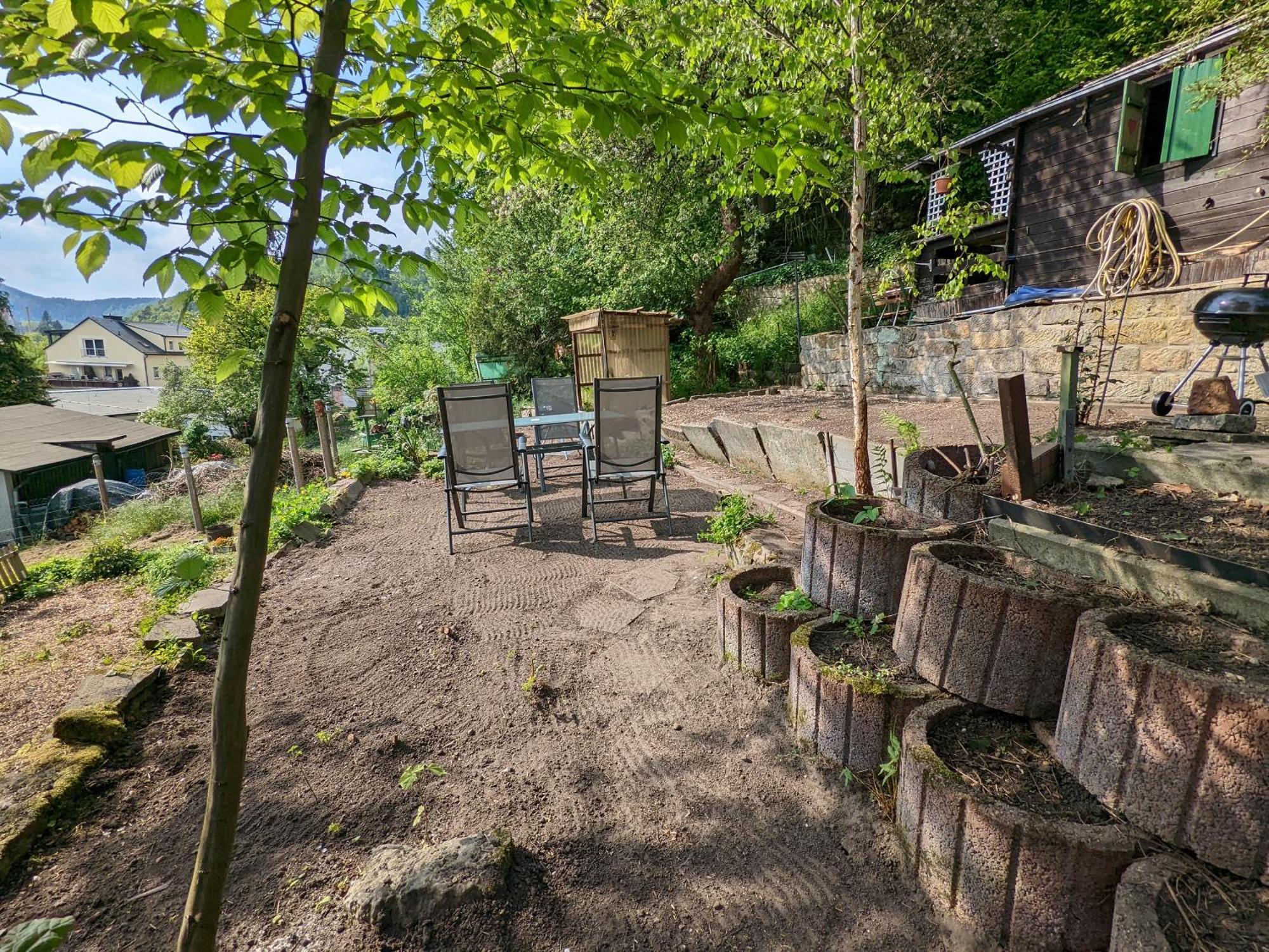 R1 - Urlaubsmagie - Bad Schandau Fusslaeufig, Garten Rathmannsdorf Exterior photo